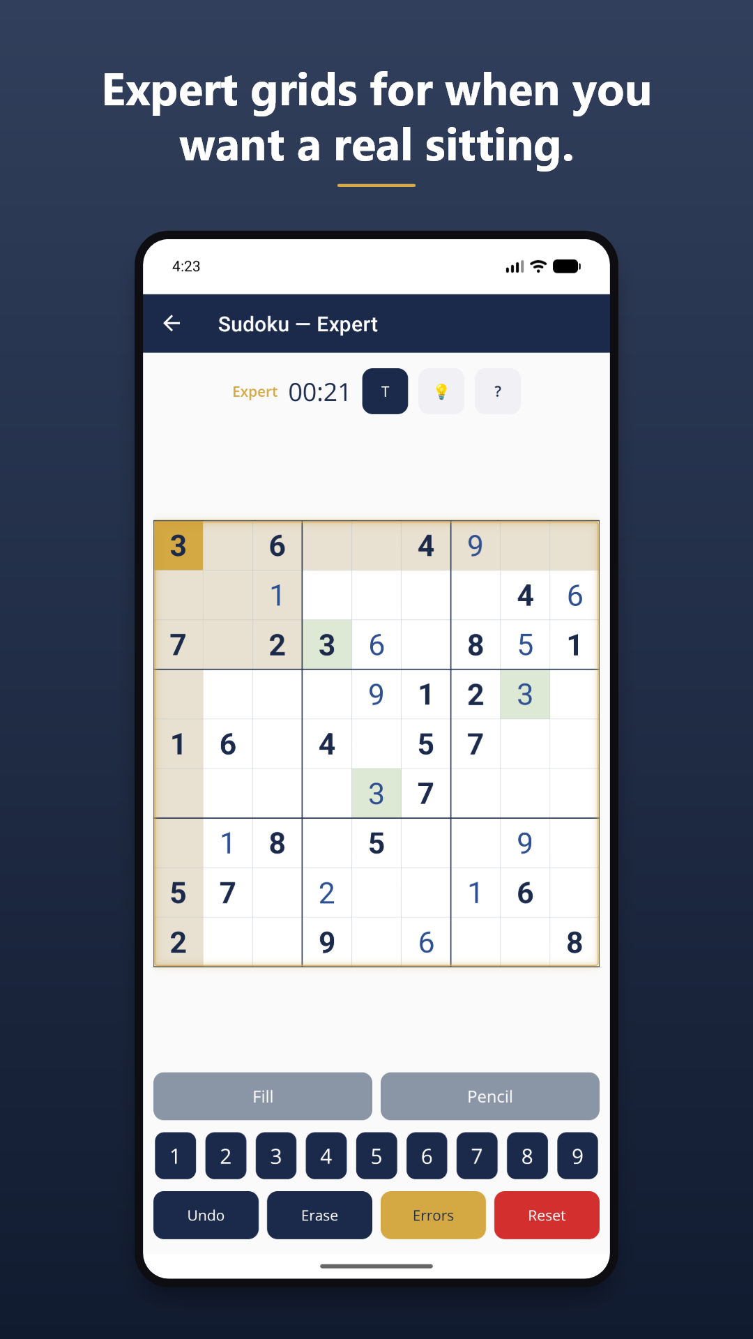 Sudoku by Big T screenshot 3