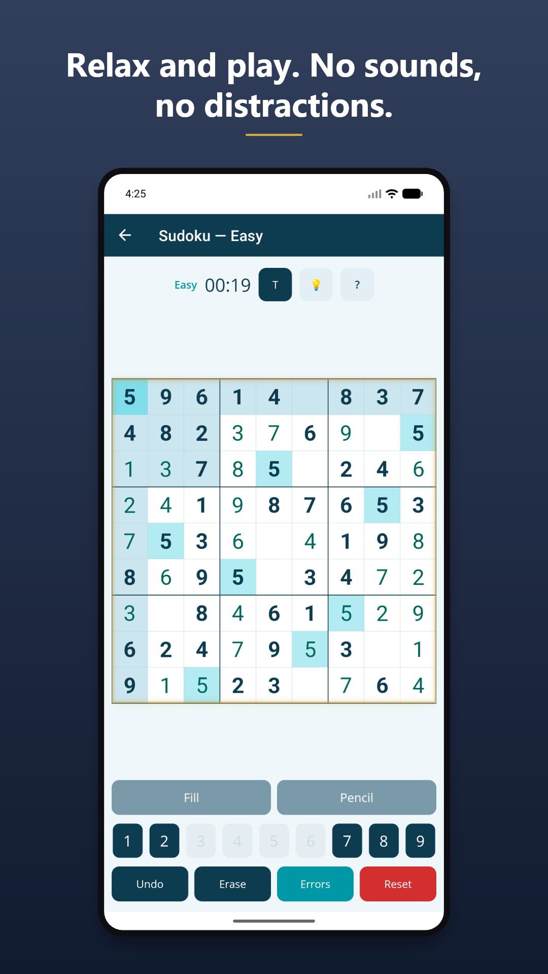 Sudoku by Big T screenshot 4